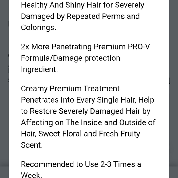 Pantene Pro-V Deep Repair Hair Mask Gold Sealed Conditioner Intense Damage Care - Picture 4 of 9